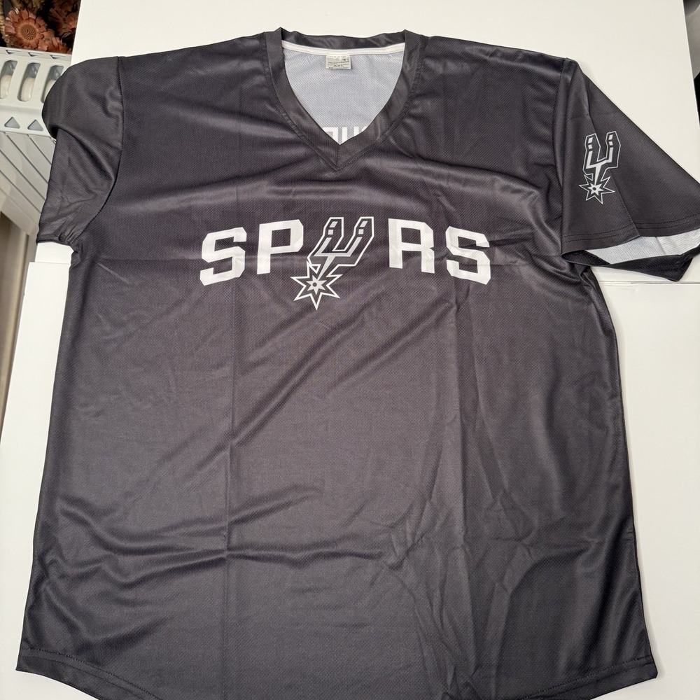 San Antonio Spurs 956 Puro Jersey - Black - Men Size XL